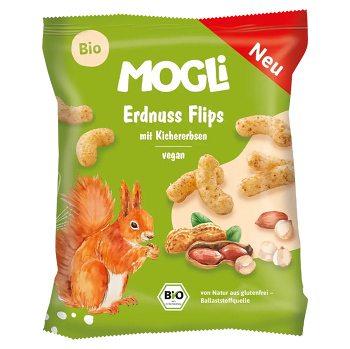 MOGLI Arašídové křupky 3r+ BIO 30 g (Sušenky, piškoty a dětské křupky) - BIO