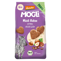 MOGLI Bio kakaové müsli sušenky s certifikací Demeter 3r+ 125 g