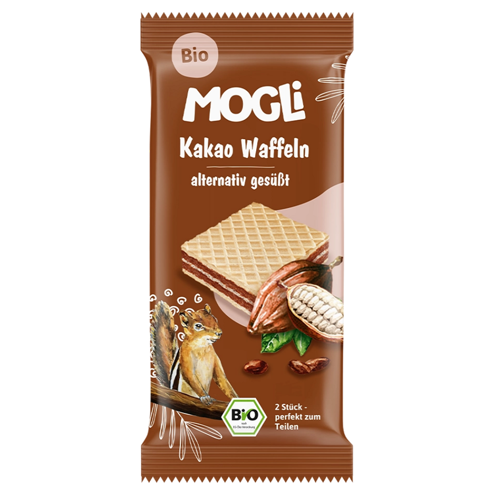 MOGLI Bio kakaové oplatky 3r+ 15 g