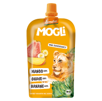 MOGLI Bio kapsička banán mango guave s certifikací Demeter 3r+ 120 g