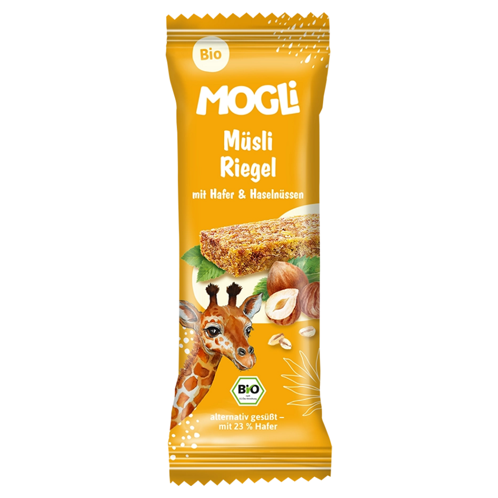 MOGLI Bio müsli tyčinka 3r+ 25 g