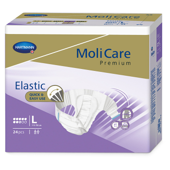 MOLICARE Elastic absorpční kalhotky 8 kapek vel. L  24 ks