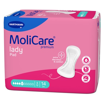 MOLICARE Lady inkontinenční vložky 4.5 kapky 14 kusů (Inkontinenční vložky)