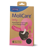 MOLICARE Lady absorpční spodní prádlo L 1 kus + vložky X-change 5 kusů