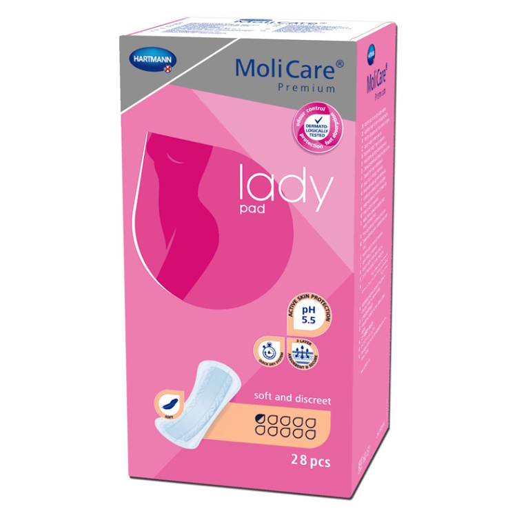 MOLICARE Lady inkontinenční vložky 0,5 kapek 28 kusů