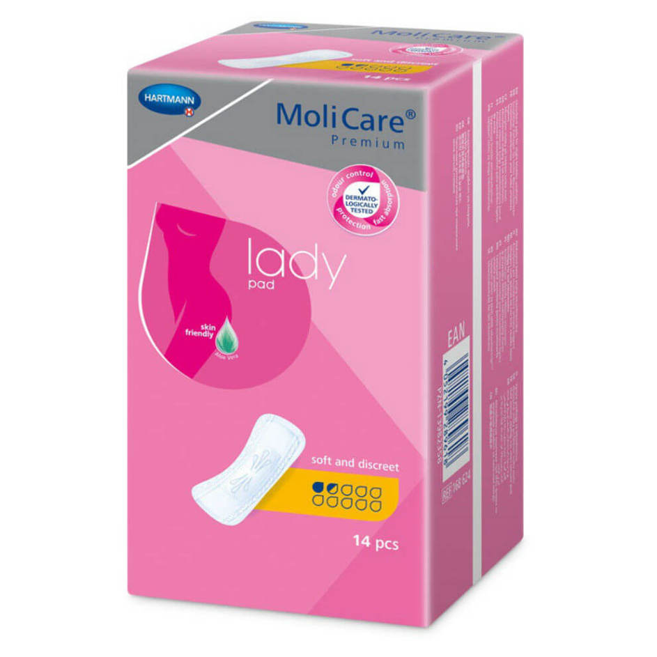E-shop MOLICARE Lady inkontinenční vložky 1,5 kapky 14 kusů