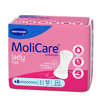 MOLICARE Lady inkontinenční vložky 1,5 kapky 12 kusů (Inkontinenční vložky)