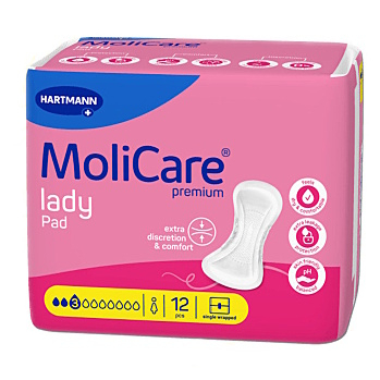 MOLICARE Lady inkontinenční vložky 3 kapky 12 kusů (Inkontinenční vložky)