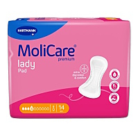 MOLICARE Lady inkontinenční vložky 4 kapky 14 kusů