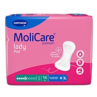 MOLICARE Lady inkontinenční vložky 5 kapky 14 kusů