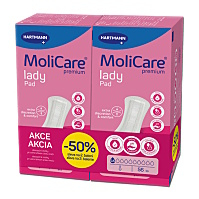 MOLICARE Lady inkontinenční vložky 0,5 kapek duopack 2x28ks