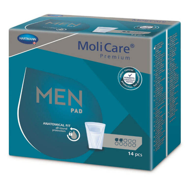 E-shop MOLICARE Men inkontinenční vložky 2 kapky 14 kusů