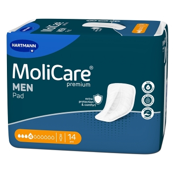 MOLICARE Men inkontinenční vložky 4 kapky 14 kusů (Inkontinenční vložky)