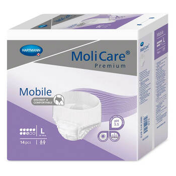 MOLICARE Mobile absorpční kalhotky 8 kapek vel. L 14 kusů