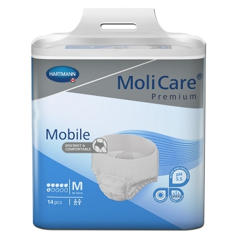 MOLICARE Mobile absorpční kalhotky 6 kapek vel. M 14 kusů