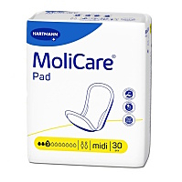 MOLICARE Pad midi inkontinenční vložky 3 kapky 30 kusů