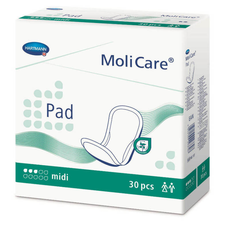 E-shop MOLICARE Pad midi inkontinenční vložky 3 kapky 30 kusů
