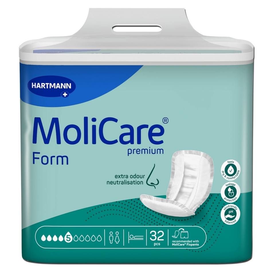 MOLICARE Premium form inkontinenční vložné pleny 5 kapek 32 ks
