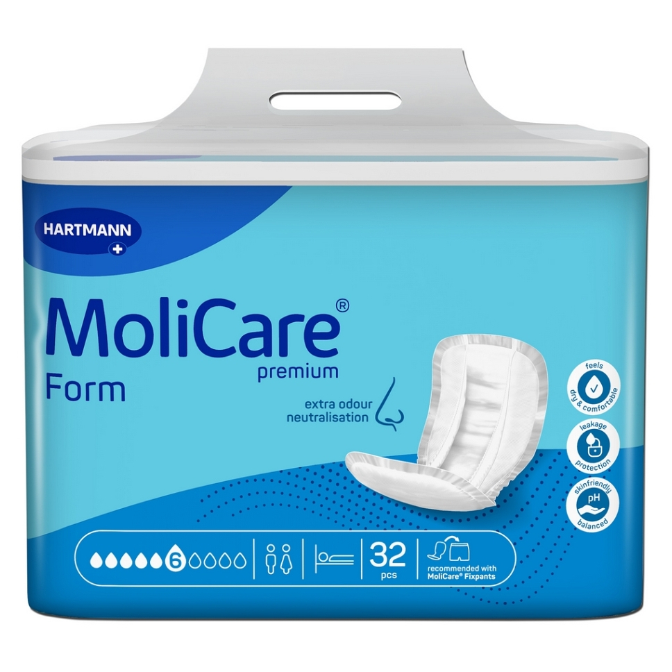 E-shop MOLICARE Premium form inkontinenční vložné pleny 6 kapek 32 ks