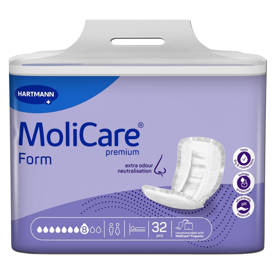 Levně MOLICARE Premium form inkontinenční vložné pleny 8 kapek 32 ks
