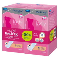 MOLICARE Premium ladypad inkontinenční vložky 2 x 28 kusů 0,5 kapky