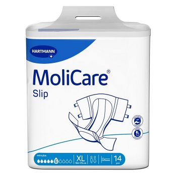 MOLICARE Slip inkontinenční zaplepovací kalkotky XL 14 kusů (Inkontinenční kalhotky zalepovací)