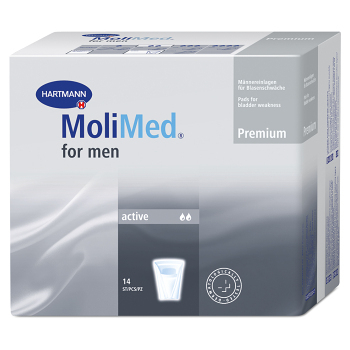 MOLIMED for Men Active inkontinenční vložky 14 kusů
