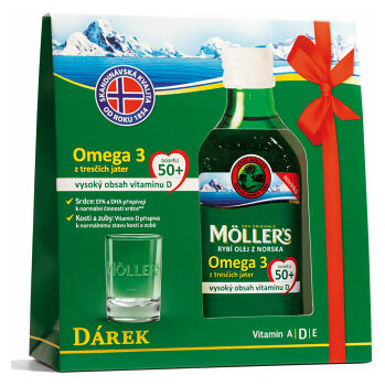 MOLLERS Omega 3 50+ 250 ml dárkové balení