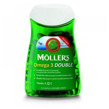 MÖLLER´S Omega 3 Double 112 kapslí poškozený obal (Poškozené zboží)