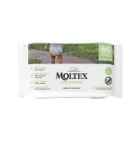MOLTEX Pure & Nature EKO vlhčené ubrousky na bázi vody 60 ks