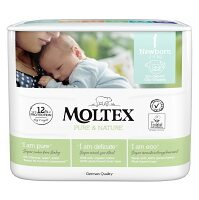 MOLTEX Pure & Nature Newborn 2-4 kg  22 ks