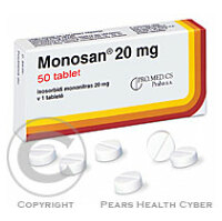MONOSAN 20 MG  50X20MG Tablety