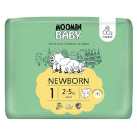 MOOMIN BABY 1 Eko pleny newborn 2-5 kg 25 kusů