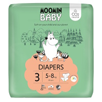 MOOMIN BABY 3 Eko pleny midi 5–8 kg 48 ks