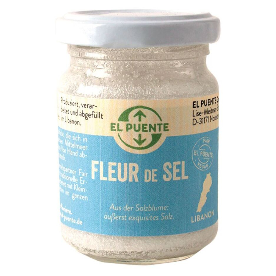 EL PUENTE Fleur de sel z Libanonu mořská sůl 100 g