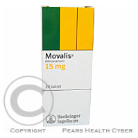 MOVALIS 15 MG  20X15MG Tablety