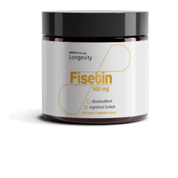 MOVIT ENERGY LONGEVITY Fisetin 500 mg 60 kapslí (Dlouhověkost, vitalita, Longevity) - Jednosložkové