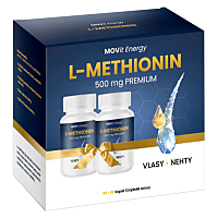 MOVIT ENERGY Methionin Premium 500 mg Dárkové balení  90 + 90 kapslí
