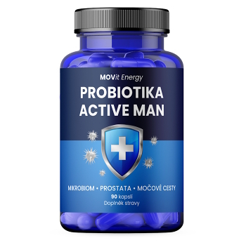 MOVIT Probiotika ACTIVE MAN 90 kapslí (Prostata) - Vícesložkové