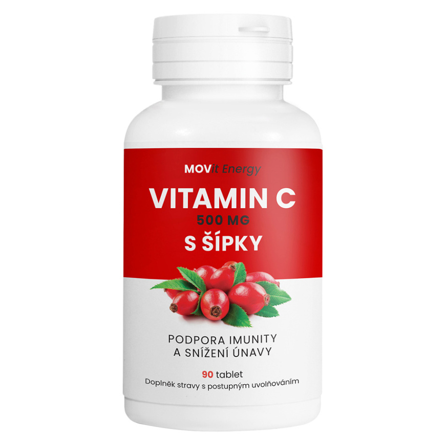 Levně MOVIT ENERGY Vitamin C 500 mg se šípky 90 tablet