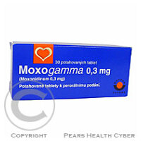 MOXOGAMMA 0,3 MG  30X0.3 MG Potahované tablety