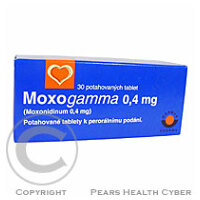 MOXOGAMMA 0,4 MG  30X0.4 MG Potahované tablety