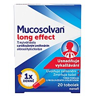 MUCOSOLVAN Long effect  75 mg 20 tobolek