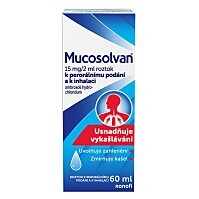 MUCOSOLVAN Roztok 15 mg 60 ml
