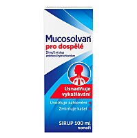 MUCOSOLVAN Sirup pro dospělé 100 ml