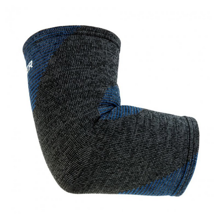 MUELLER 4-Way Stretch Premium Knit Elbow Support bandáž na loket velikost S/M