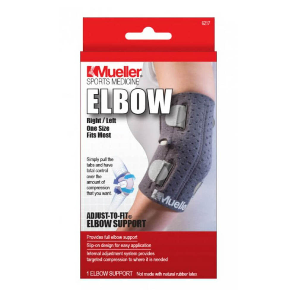 Levně MUELLER Adjust-to-fit Elbow Support Ortéza na loket 1 kus