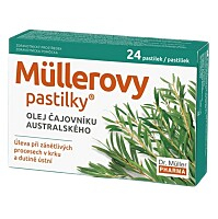 DR. MÜLLER Müllerovy pastilky s olejem čajovníku australského 24 kusů ZP