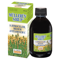 DR. MÜLLER Müllerův sirup s jitrocelem, medem a vitaminem C 245 ml