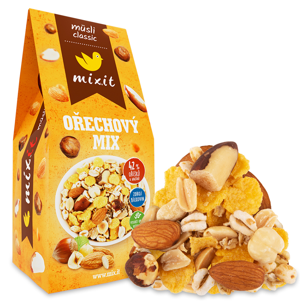 E-shop MIXIT müsli classic ořechový mix 380 g
